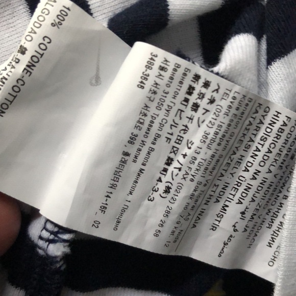 BENETTON (XL) Multicolour vintage strap shirt 100% cotton - Picture 8 of 11